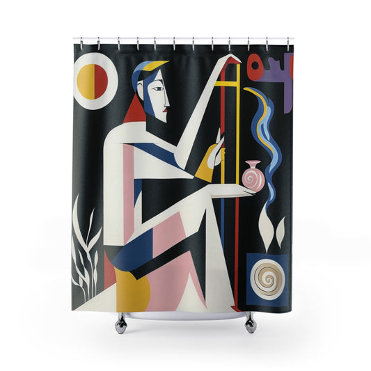 Abstract Art-Shower Curtain